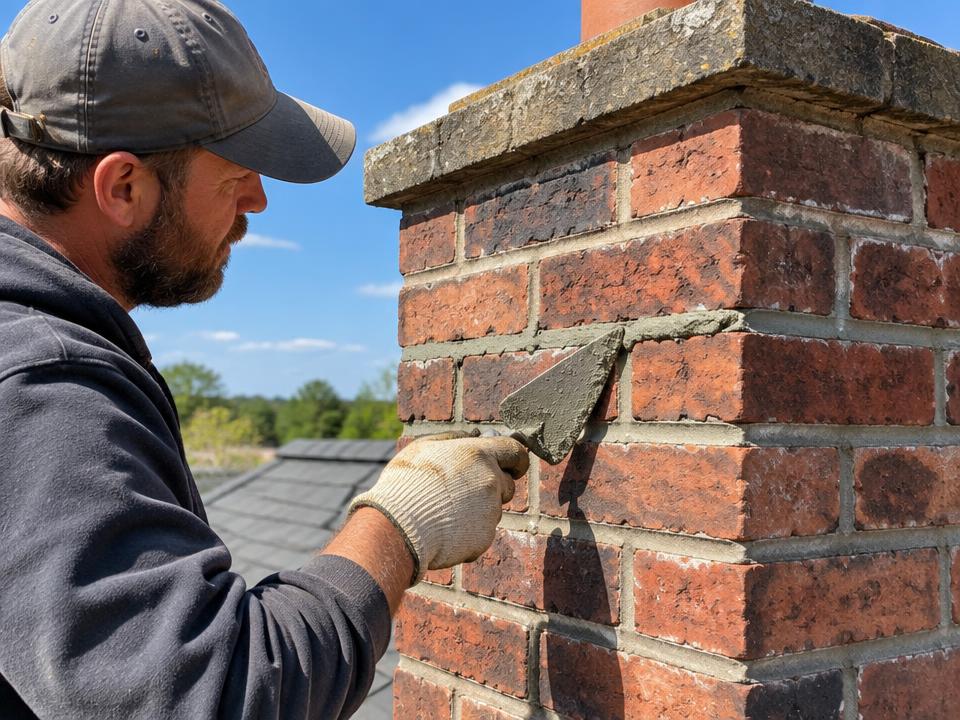 Chimney masonry and tuckpointing repair in Los Angeles, CA